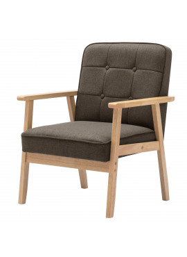 DOUG, Fauteuil lounge Taupe...