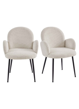 ALICIA-Chaise en tissu Ikon...